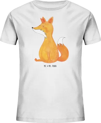 Produktbild von Mr. & Mrs. Panda Kleinkinder T-Shirt Einhorn Fuchs 5-6 Jahre (110/116) - Weiß - Geschenk, Kindershirt, Kurzarm Kinder, Einhörner, Unicorn, Unicorns, Jungen, für, Teenager
