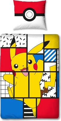 Produktbild von Pokémon Bettwäsche 80x80 + 135x200 cm - 100% Baumwolle