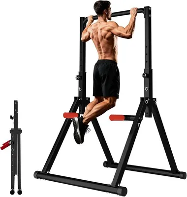 Imagen del producto de Torre de entrenamiento multifuncional plegable para fitness