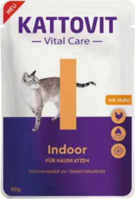 Produktbild von Kattovit - Feline Diet Vital Care Indoor 24x85g | Indoor