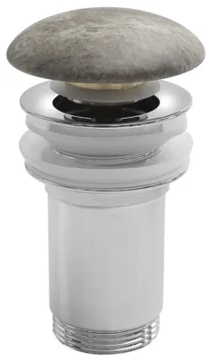 Immagine prodotto di Garnitura di scarico 5/4", clic-clac, tappo in Vetroceramica, 10-50 mm, marmo Breccia
