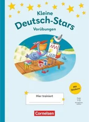 Produktbild von Deutsch-Stars 1. Schuljahr - Lesetraining Ausgabe ab 2025 - Kleine Deutsch-Stars - Übungsheft mit Lösungen und digitalen Medien