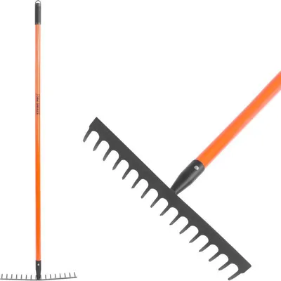 Produktbild von Rechen Strend Pro, 16 Zähne, Fiberglasstiel, 1480 mm