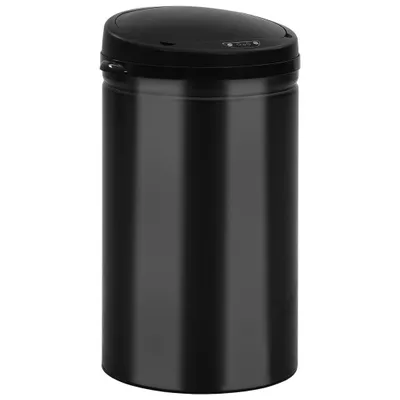 Produktbild von vidaXL Automatischer Sensor-Mülleimer 40 L Kohlenstoffstahl Schwarz
