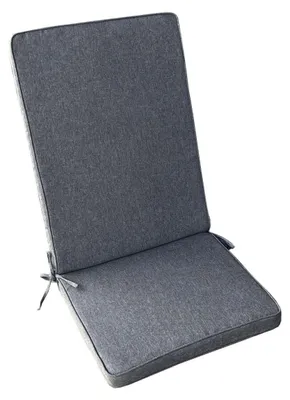 Produktbild von Wasserabweisendes, abnehmbares gepolstertes Outdoor-Kissen 40x90 cm mit Rückenlehne für Stühle