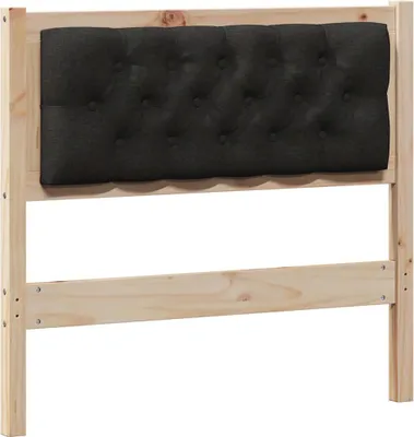 Produktbild von vidaXL Kopfteil Sonstiges Braun und Schwarz 90 cm Massivholz Kiefer
