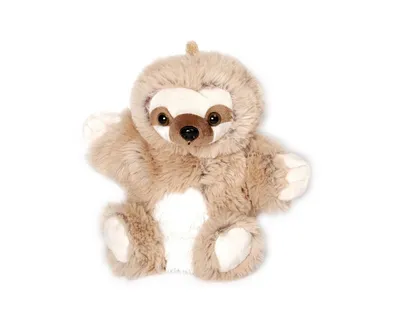 Produktbild von Inware Handpuppe Faultier 20 cm hellbraun