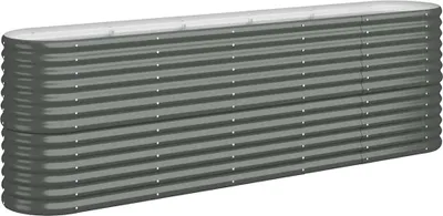 Produktbild von vidaXL Hochbeet Verzinkter Stahl 224x40x68 cm Anthrazit