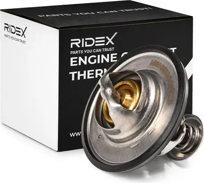 Produktbild von RIDEX Thermostat Kühlmittel 89°C für OPEL Corsa D Schrägheck (S07) ZAFIRA B (A05) Corsa C Schrägheck (X01) Mokka / Mokka X (J13) Astra J Sports Tourer