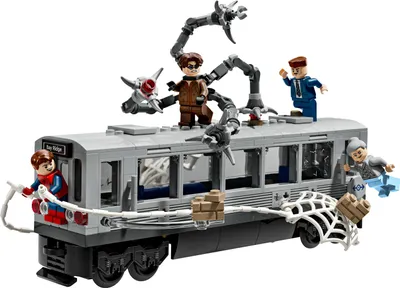 Produktbild von LEGO ǀ Marvel Spider-Man vs. Doc Ock: Showdown in der U-Bahn - Kreatives Spielzeug mit Superhelden Minifiguren - Spielzeug Zugmodell - Kinder Geschenk für Jungen und Mädchen ab 9 Jahren - 76321