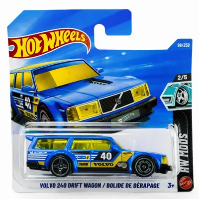 Obrázok produktu pre Hot Wheels 1:64 VOLVO 240 DRIFT WAGON / DRIFT-BOLIDE – JJJ36
