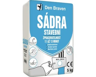 Obrázek produktu pro Sádra stavební DEN BRAVEN 5 kg