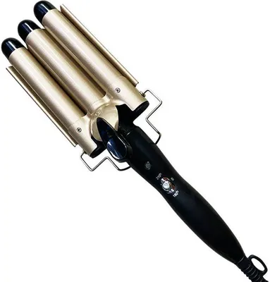 Produktbild von ANTCOOL Lockenwickler 3 Fässer – Lockenwickler – 28 mm Beach Wave Curler Einstellbare schnelle Hitze mit Hitzeschutz Großer Lockenwickler für langes kurzes Haar