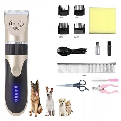 Image de Tondeuse professionnelle Tondeuse pour chiens Tondeuse à cheveux sans fil Séparateur de poils pour animaux