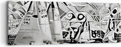 Produktbild von Bild auf Leinwand - Leinwandbild - Abstraktion modern - 90x30cm - Wand Bild - Wanddeko - Wandbilder - Leinwanddruck - Bilder - Kunstdruck - Wanddekoration - Leinwand bilder - Wandkunst - AB90x30-3479