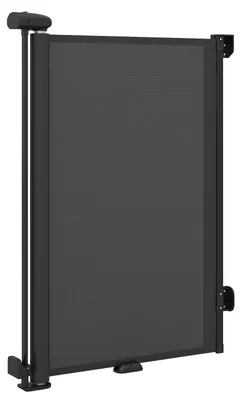 Obrázek produktu pro Bezpečnostní zábradlí COSTWAY, 140 cm, dveřní zábradlí, dětská zábrana s háčky proti proklouznutí a bezpečnostním zámkem, zábrana pro chodby a dveře