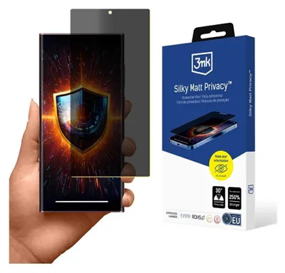 Produktbild von 3mk Display Schutzfolie Privatisierung Film Handyfolie Silky Matt Privacy für Samsung Galaxy S23 Ultra