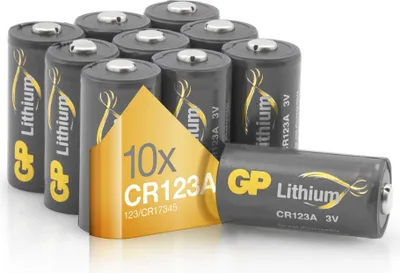 Produktbild von GP - Batterie 10 x CR123A - Li/MnO2 - 1400 mAh