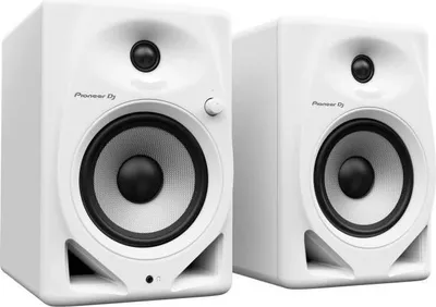Immagine prodotto di Pioneer DJ DM-50D-W Altoparlante di monitoraggio, Bass Reflex, 2x25W, 70 Hz - 30 kHz, bianco