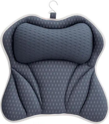 Obrázok produktu pre Vankúš do vane 4D sieťovina, 6 prísaviek, polyester, pre krk a chrbát