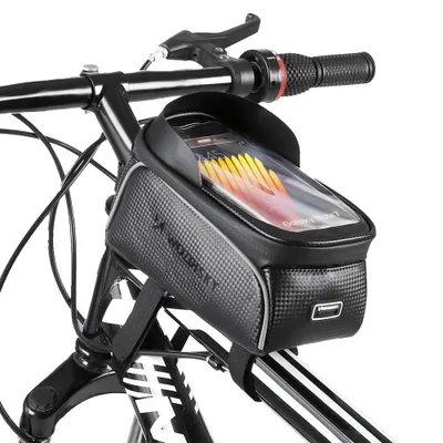 Immagine prodotto di Wozinsky Borsa Da Bicicletta Con Custodia Per Telefono 2 L Nero (Wbb17Bk)