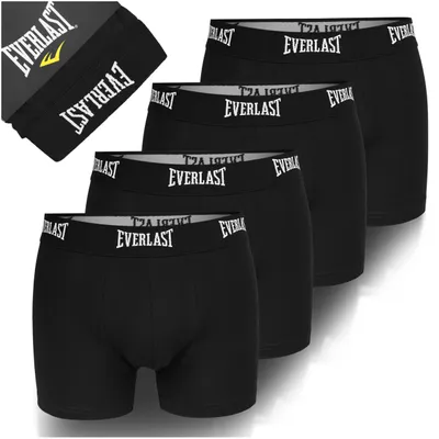 Produktbild von Everlast Boxerky Pánske 4 Pack L Bavlna Fit priedušné spodné prádlo Spodky Pánske Pánske šortky, L