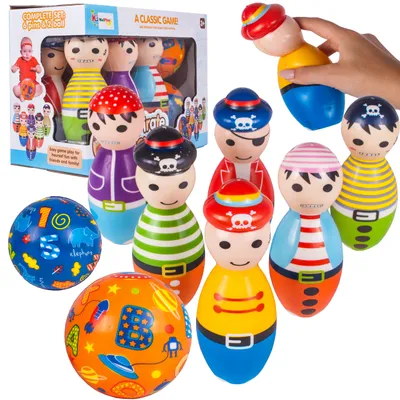 Zdjęcie produktu dla Kręgle piankowe bowling dla maluch piraci