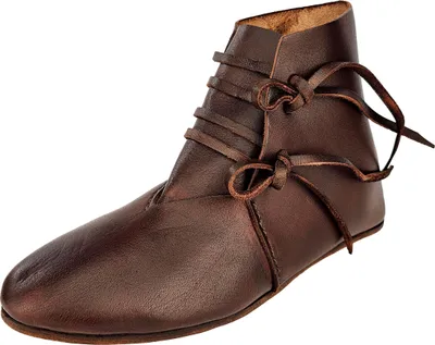 Produktbild von Mittelalter Schuhe Typ London einfach genagelte Sohle Braun Gr. 38