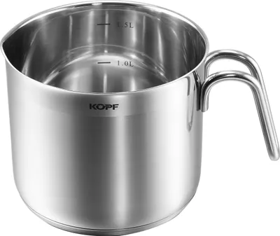 Produktbild von Kopf Milchtopf Josie Ø 14 cm Höhe 12 cm 1,5 Liter Edelstahl