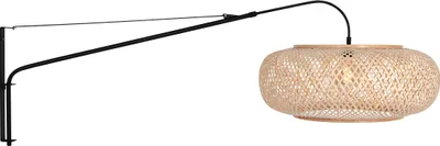 Immagine prodotto di Lampada da parete - naturale nero - Elegant Classy - bambù metallo - E27 - 4448ZW - Steinhauer