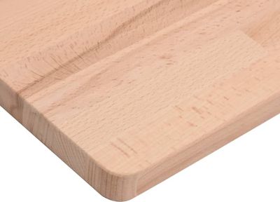 vidaXL Schreibtischplatte 100x60x2,5 cm Massivholz Buche