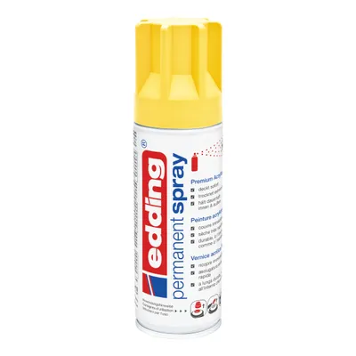 Immagine prodotto di edding 5200 vernice acrilica permanente spray premium giallo traffico opaco 200 ml