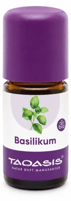 Imagen del producto de Aceite esencial de albahaca orgánica, 5 ml