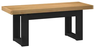 Image de vidaXL Banc de salle à manger NOAIN 120 x 41 x 45 cm Bois de pin massif naturel