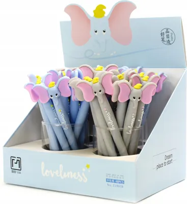 Zdjęcie produktu dla DŁUGOPIS SŁONIK bambi słoń CIENKOPIS SZKOLNY