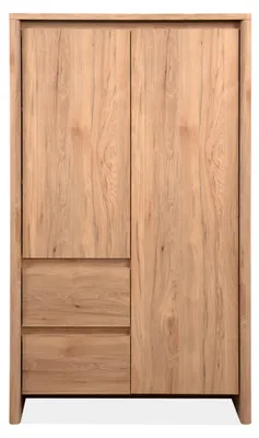 Produktbild von CALICOSY - Sideboard 2 Türen 2 Schubladen Holzoptik B 86 cm - SOREN