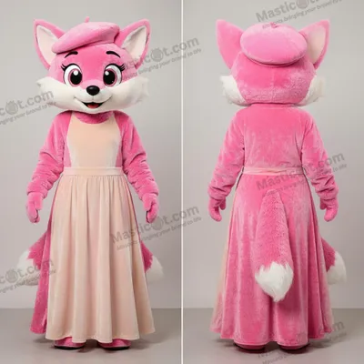Immagine prodotto di Costume MASTICOT da volpe rosa coccolosa