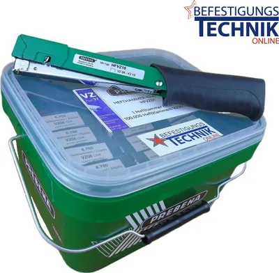 Image de Marteau agrafeur Prebena HFVZ10 6-10 mm + agrafes VZ06CNK + boîte pour Rapid R19 type 37 type 13 KL-51
