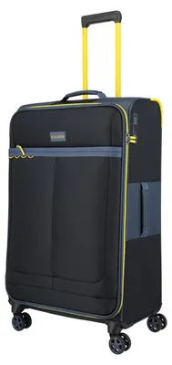 Image de Grande valise souple avec serrure TSA, dimensions : 46 x 77 x 30 cm, capacité : 86 litres