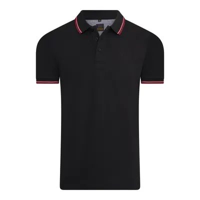Produktbild von Mario Russo Poloshirt Edward – Herren-Poloshirt – Poloshirts für Herren – Baumwolle – Schwarz– XXL