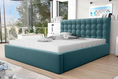 Obrázok produktu pre Modernes King Size Bett Chesterfield Betten modernes Hotelbett Doppelbett