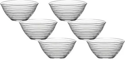 Produktbild von LAV Derin Glasschalen 6-tlg. Set – 300 cc Dessertschalen in moderner Dreiecksform