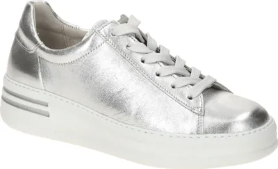 Produktbild von Gabor FLORENZ Damenschuhe - Halbschuhe - Sneaker silber Freizeit NEU