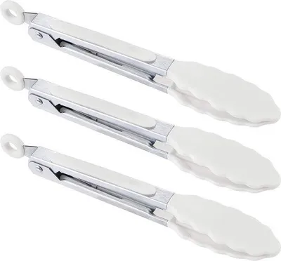 Produktbild von Silikonische Keukentassen 7 Zoll, 3 Stück, Weiß