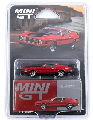 Obrázok produktu pre _Ford Mustang Mach 1 Race Red 1971 - BLISTR - Mini GT 1:64