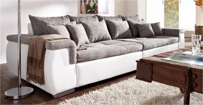 Zdjęcie produktu dla Sofa z tapicerką Nowoczesne sofy 4-osobowe Meble do salonu Sofa 4-osobowa