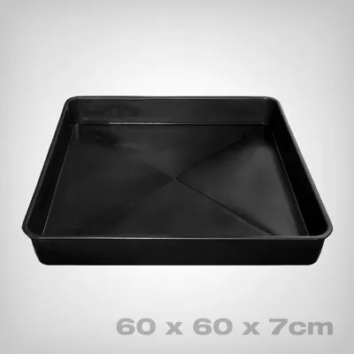 Produktbild von Garland Pflanzschale, schwarz, 60x60x7cm