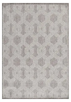 Produktbild von Outdoor Teppich Alessio rechteckig, Farbe: Grau, Größe:200x290 cm