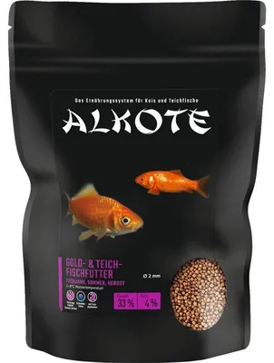 Produktbild von Teichfutter ALKOTE Gold- und Teich 2 mm 450 g Gold- und Teichfischfutter Hauptfutter auch für andere Kaltwasserfische
