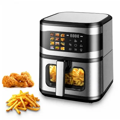 Produktbild von Fettfreie Heißluftfritteuse 8L 1700W 12 Programme Leistungsstark